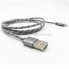 Nylon Braided USB Charge Cable for Micro 5pin